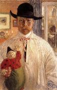 Carl Larsson Self-Portrait oil